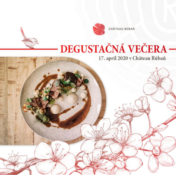 April tasting dinner 17/04/2020 at Château Rúbaň