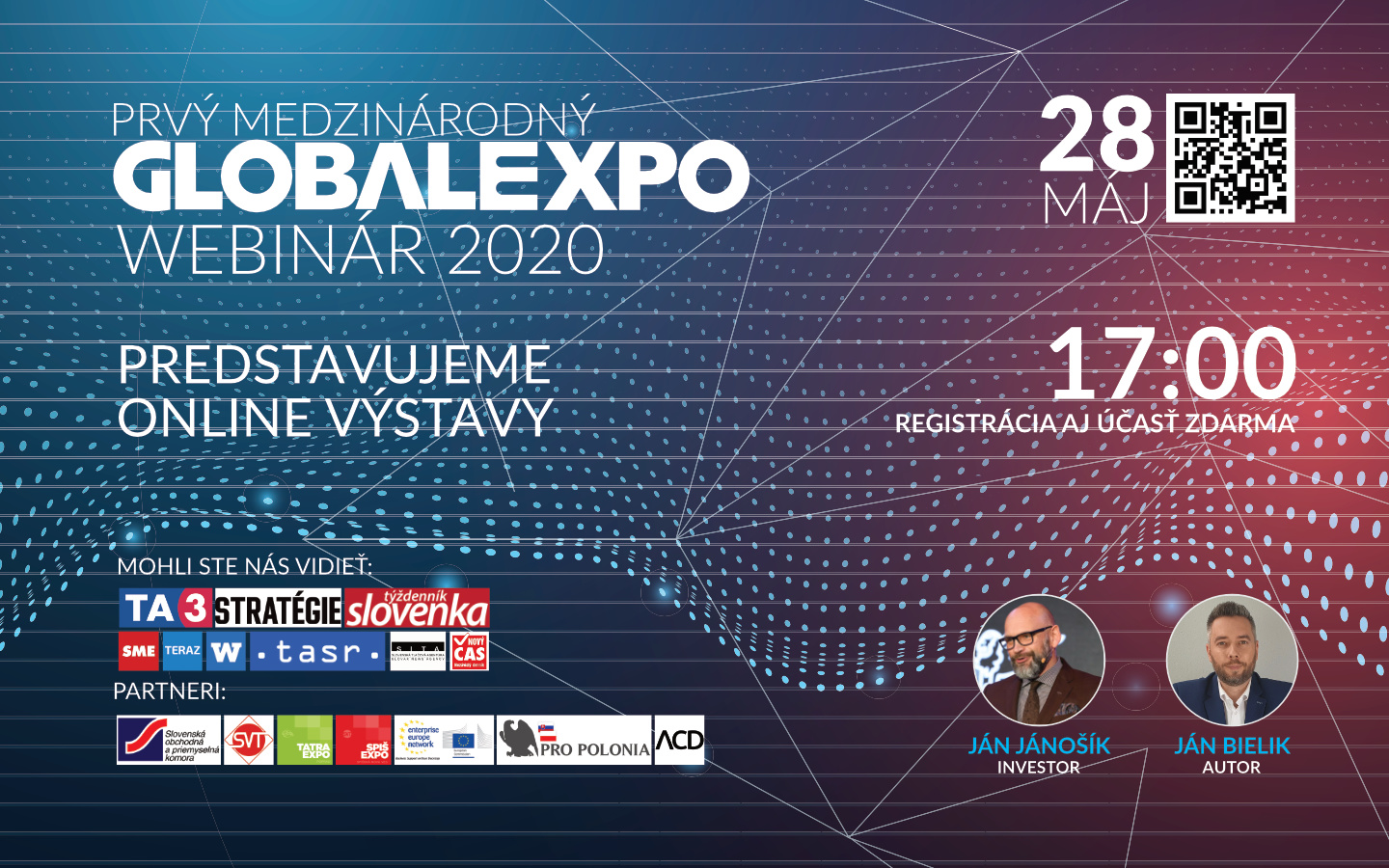 GLOBALEXPO: Imbitasyon sa 1st International Webinar: Nagpapakita kami ng mga online na eksibisyon