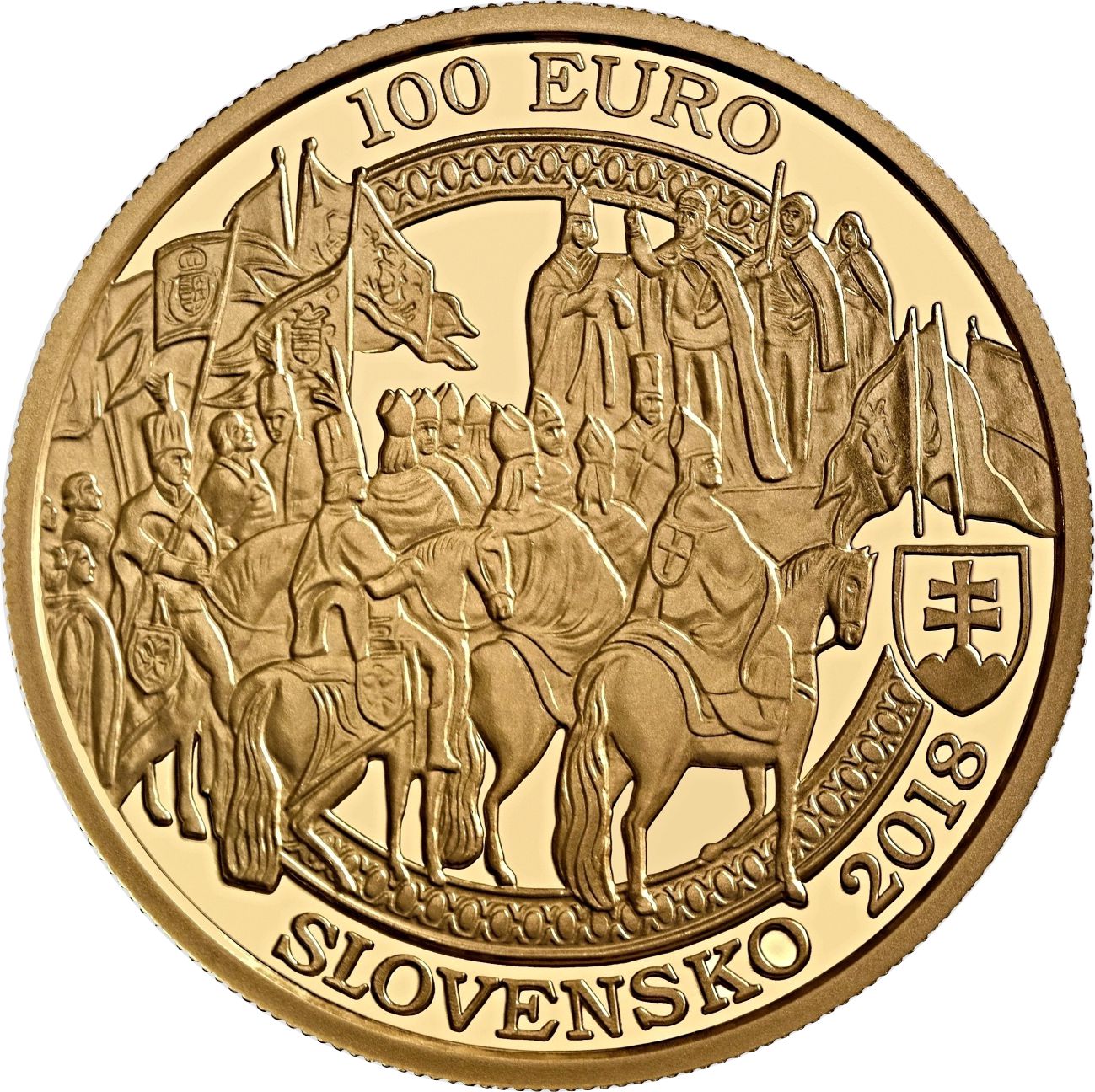 Bratislava coronación quri qullqi churay qullqi - 400 wata Fernando II coronación.