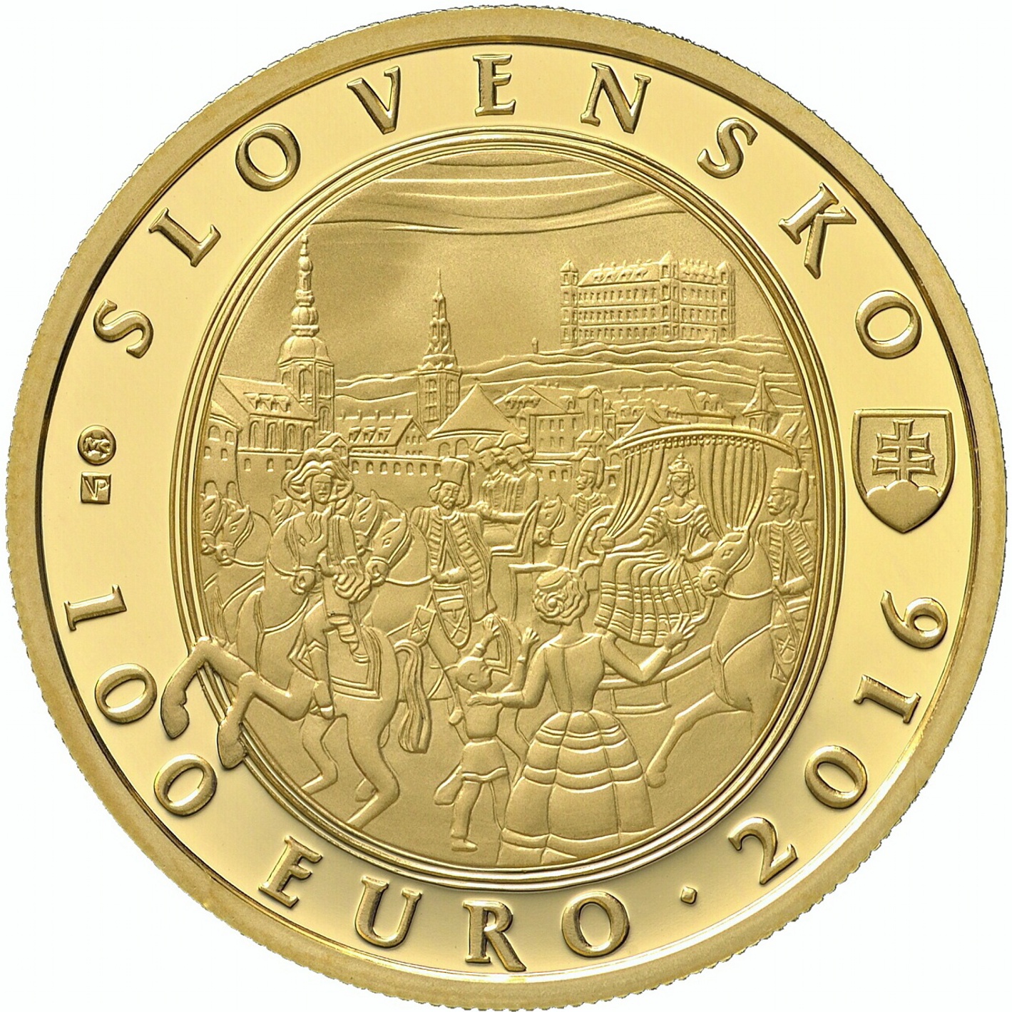 Bratislava coronación quri qullqi churay qullqi - Maria Theresa coronación 275 wata hunt'akuynin