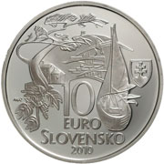 Qullqi huñuqpa qullqin 10 euros nisqa chaninchasqa Martin Kukučín - 150 wata paqarisqanmanta