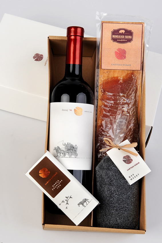 Dunaj Château Rúbaň gift set