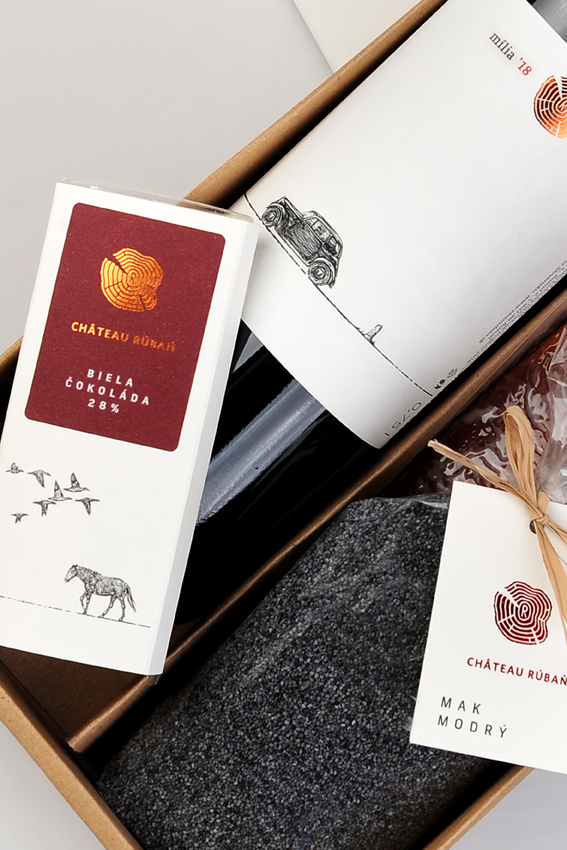 Mília Château Rúbaň gift set