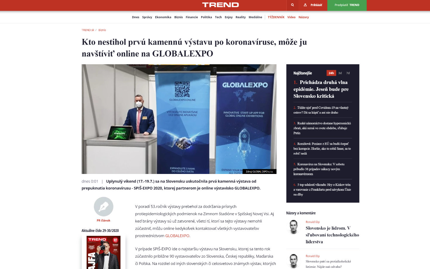 Kto nestihol prvú kamennú výstavu po koronavíruse, môže ju navštíviť online na GLOBALEXPO